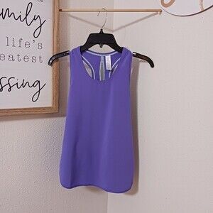 ivivva by Lululemon Racer Back Tank Top, Purple, Girls size 10